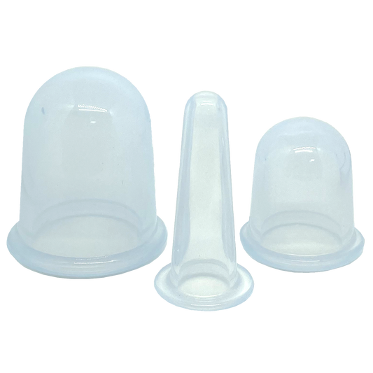 3-delige siliconen cuppingset