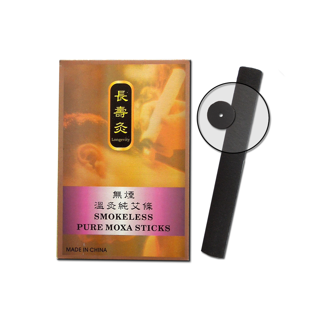 Green Nature - Moxa sticks met gat - Bijvoetstokjes - 5 stuks - Intertaping.nl