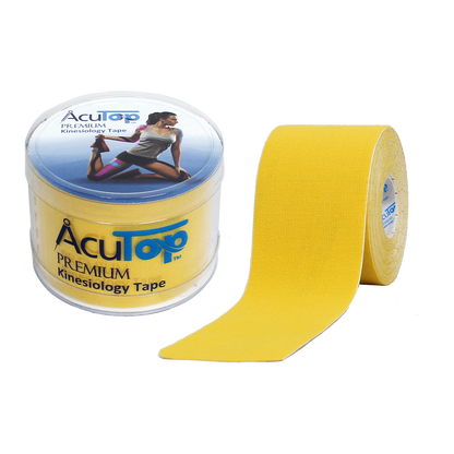 Acutop - Premium Kinesiologie Tape - Geel - 5cm x 5m - Intertaping.nl