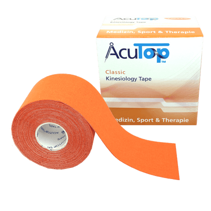 Acutop - Classic Kinesiologie Tape - Oranje - 5cm x 5m - Intertaping.nl